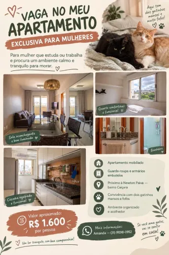 Quarto p/ MULHERES Caiçara