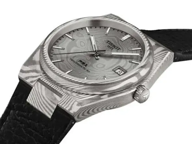 RELÓGIO TISSOT PRX DAMASCUS STEEL 38MM