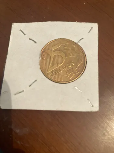 Moeda de 25 centavos de 1999