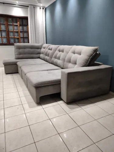 Sofá Retrátil C/ Ilha Higienizado 3.65m X 2.03m