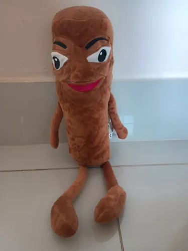 Boneco tung tung tung sahur de peúcia 45cm