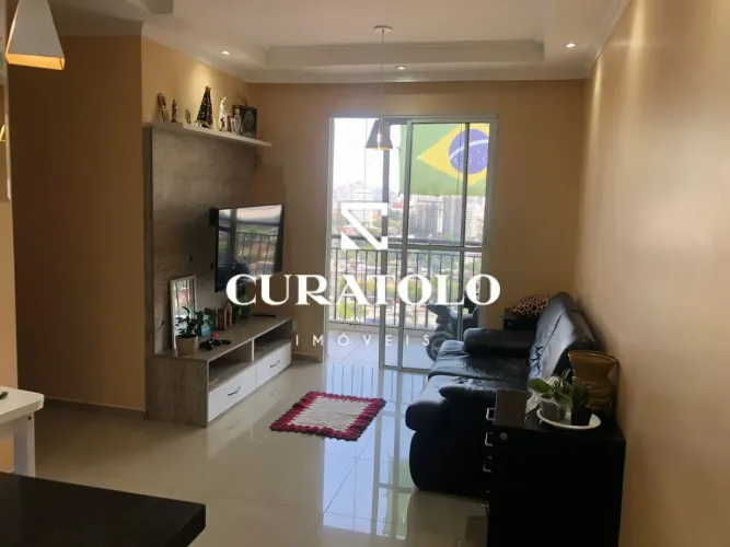 Apartamento com 3 dorms, 1 suíte, varanda, 1 vaga e lazer completo - Condomínio Sintonia, 