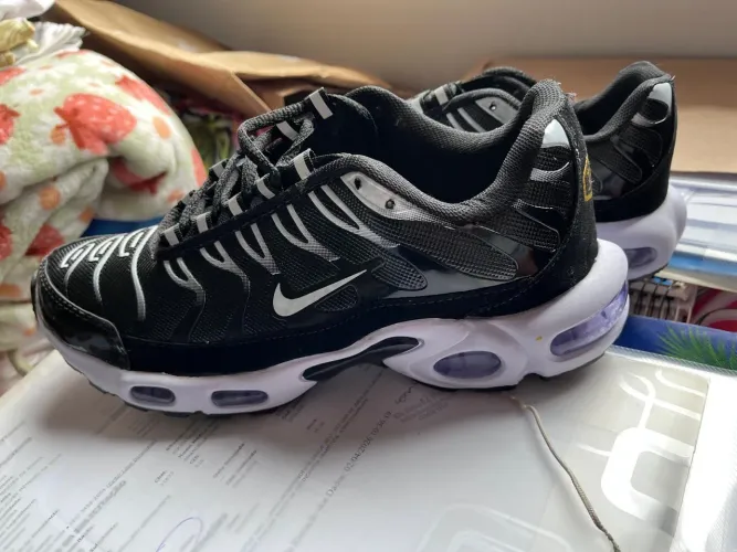 Air max plus Tn white black 