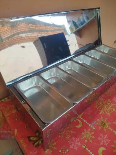 Condimentadora de inox nova cachorro quente/xis/pastel/churrasquinho...lanches em geral