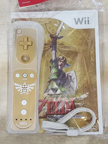 The Legend of Zelda kit controle e jogo Skyward Sword de wii