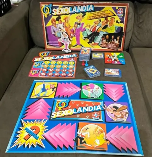 Jogo De Tabuleiro Sexolândia Estrela Anos 80