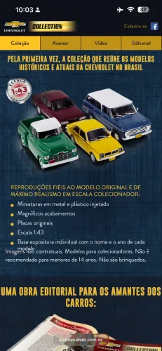 Coleção Chevrolet Salvat 1:43 