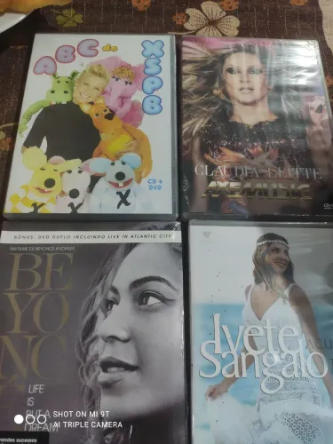 Dvds shows nacionais e internacionais