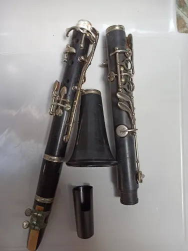 CLARINETE ANTIGO 13 CHAVES WERIL 