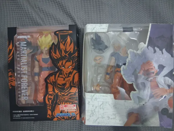 Goku presságio sh figuarts e goku df