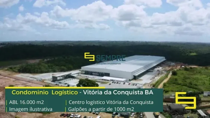 Galpão para alugar na cidade de Vitória da Conquista - BA