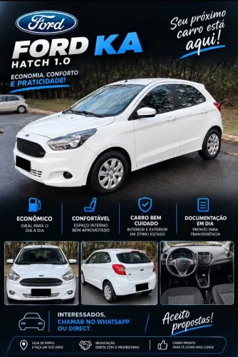 Ford KA 1.0 Se/se Plus Tivct Flex 5P 2015