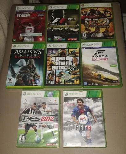Coleção Midia Física Jogos Xbox 360 Original