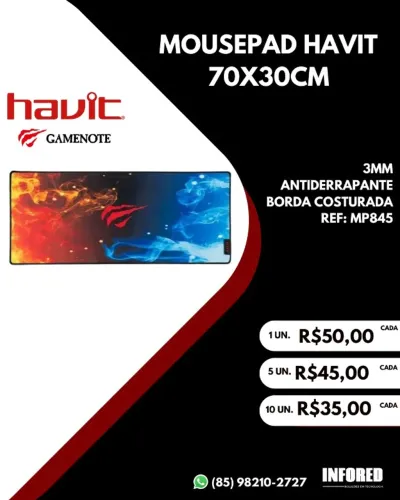 Mousepads estampas variadas 70x35cm