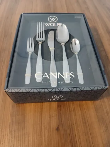 FAQUEIRO WOLFF CANNES ? 20 PEÇAS<br>NOVO, NA CAIXA!