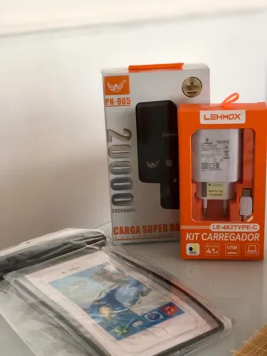 CARREGADOR PORTÁTIL + CARREGADOR TIPO-C | COMPRE E GANHE BRINDE