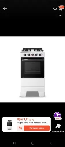 Fogão Esmaltec