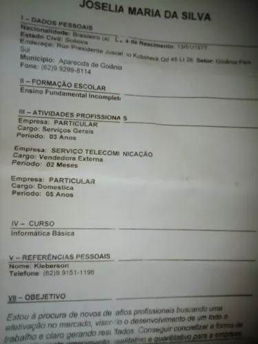 Sou faxineira 