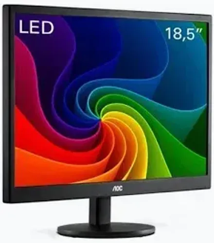 MONITOR LED 18.5 POLEGADAS VGA E HDMI AOC E970S SEMI NOVO