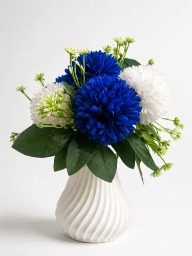 JARRO COM FLORES DE CRAVOS ARTIFICIAIS - 5 JARROS POR R$ 70 TOTAL