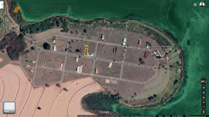Lote no Condomínio Varandas do Tietê com 800m²
