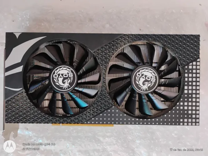 Placa vídeo AMD RADEON Monarch Dragon Rx580 8GB 256 bits