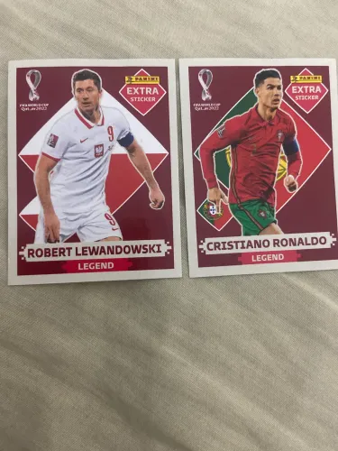 Legends Cristiano Ronaldo e Lewandowski bordo 2022