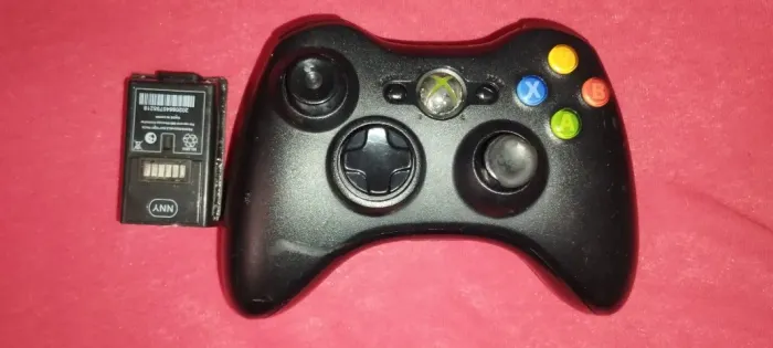 Controle xbox 360 com bateria daptada