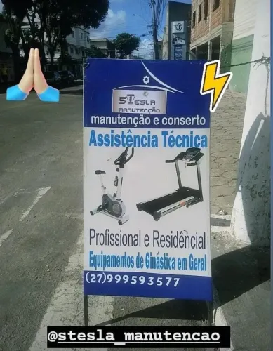 Concertos de esteiras e outros equipamentos