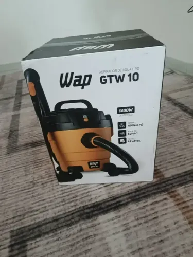 Aspirador De Pó E Água Wap Gtw 10 1400w Novo Na Caixa