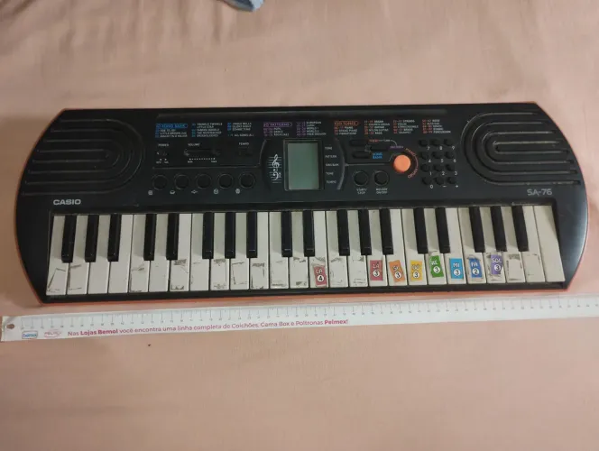 Teclado Cássio SA76 com Defeito