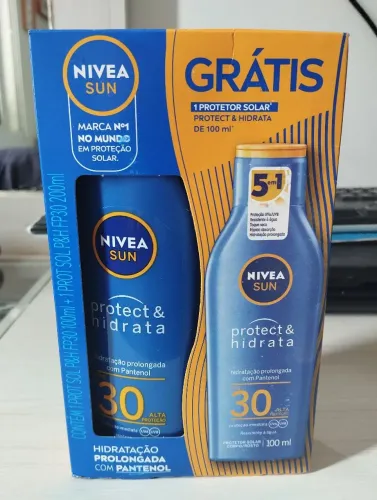 Protetor solar Nívea fator 30