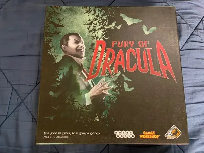 jogo de tabuleiro raro Fury of Dracula