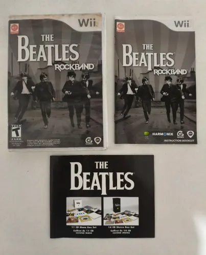 Jogo The Beatles Rock Band original Nintendo Wii