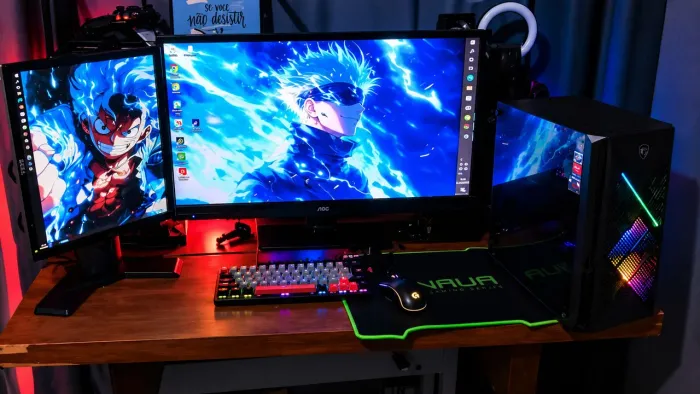 Pc gamer acompanha kit mouse Redragon monitor