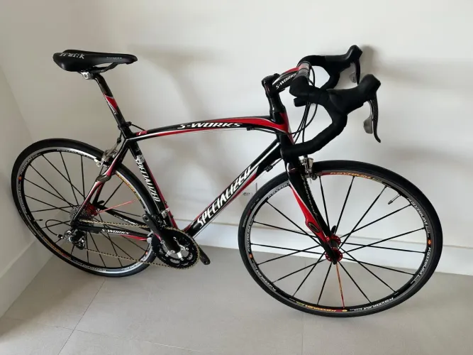 Bicicleta em carbono S-Works Specialized tam 54. Pesa 7,1kg
