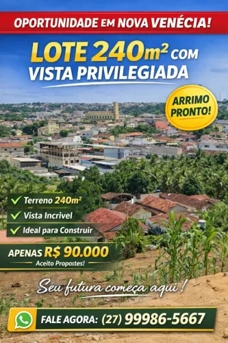 Oportunidade Única: Lote 240m² Perfeito para Construir Seu Sonho!