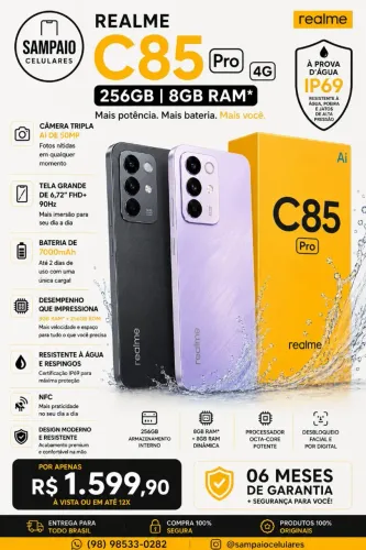 REALME C85 PRÓ 256/8 OFERTA!