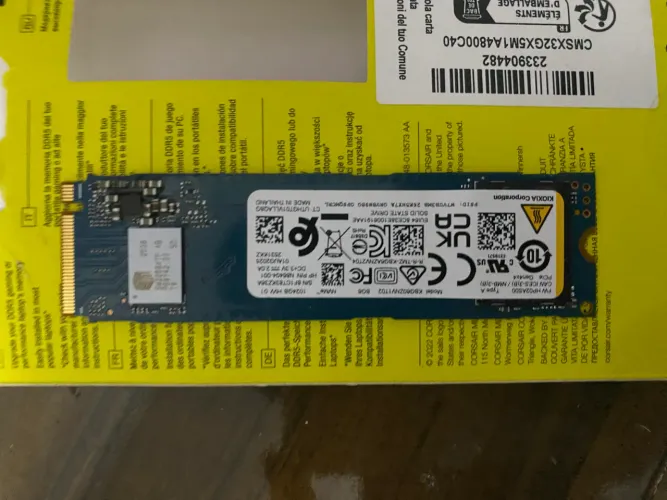 SSD NVME 1tb gen4 HP original.