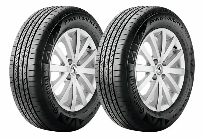 Kit 2 Pneus 195/55r16 Continental Powercontact 2 87h H
