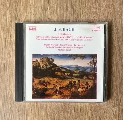 CD J.S. Bach: Cantatas (BWV 211 Coffee Cantata / BWV 212 Peasant Cantata) made in Germany