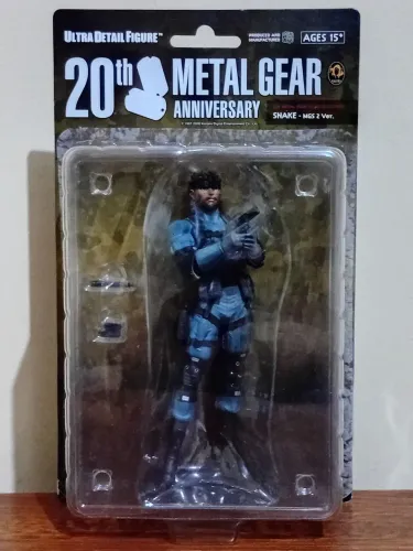 Figura Original 20th Metal Gear Anniversary Snake MGS 2 Ver. Konami Medicom Toy