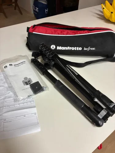 Tripé Profissional de Viagem Manfrotto Befree - Original com Bolsa e Nota