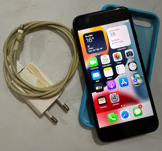 iPhone 7 Black - Com Nota Fiscal e Carregador Original