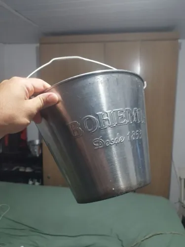 Balde de gelo Bohemia 5L com abridor de garrafa 