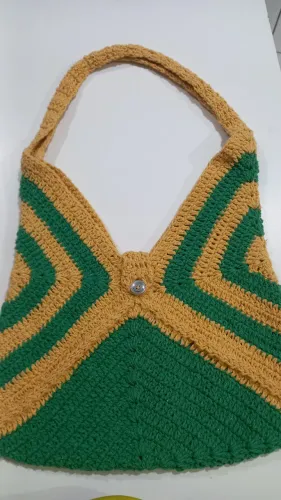 Bolsa de crochê do Brasil