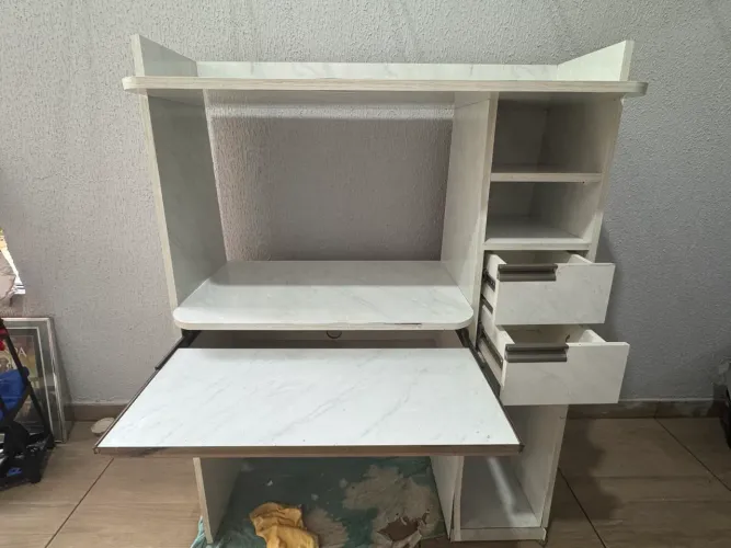 Móvel rack para computador de marcenaria