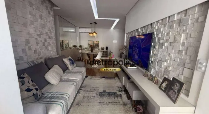 Apartamento com 3 dormitórios à venda, 82 m² por R$ 1.065.000,00 - Campestre - Santo André