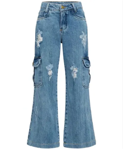 Calça jeans - Tamanho 8 anos 