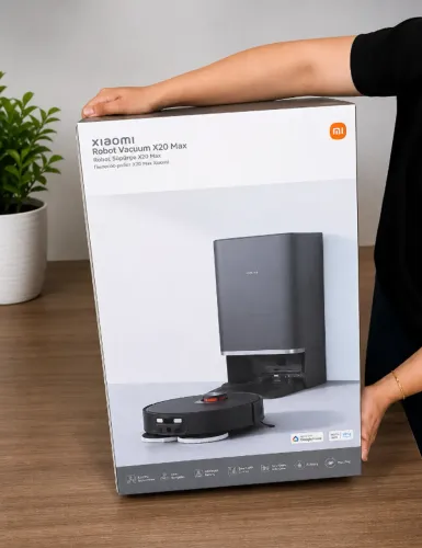 Aspirador Robô Xiaomi Mi Robot Vacuum X20 Max D109DL 220V Alta Potência com Mapeamento Int